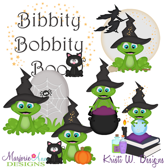 Bibbity Bobbity Boo SVG Cutting Files Includes Clipart - Click Image to Close